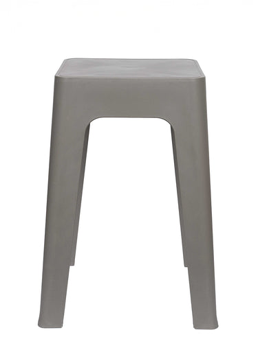 Tabouret de jardin empilable design Gris