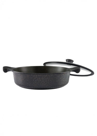Sautoir 32cm amovible, Réactif Cappuccino Marron