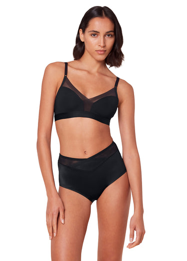 Soutien-gorge mesh sans armature Noir