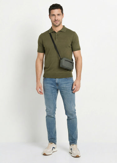 Pochette toucher gomme, avec bandoulière Vert