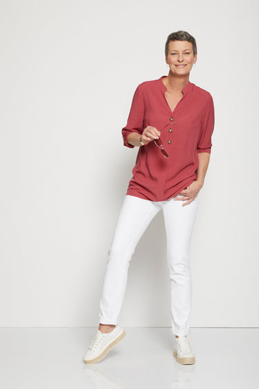 Tunique ample longue manches 3/4 Tomette