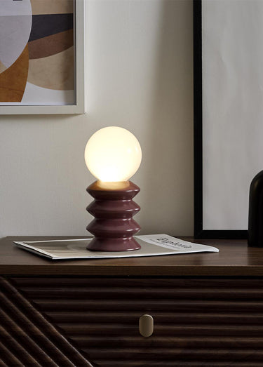 Lampe en céramique nomade à piles Terracota