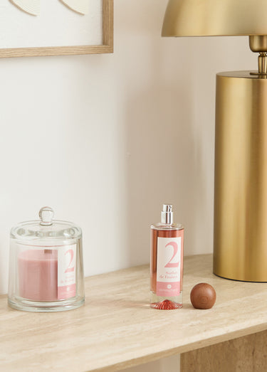 Spray parfumé Numia en verre Rose