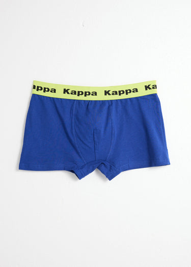 Boxers unis, ceintures élastiquée fluo Noir/Gris/Bleu