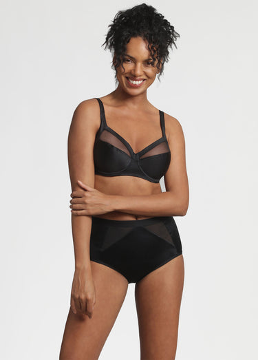 Gaine-culotte taille haute maintien Noir