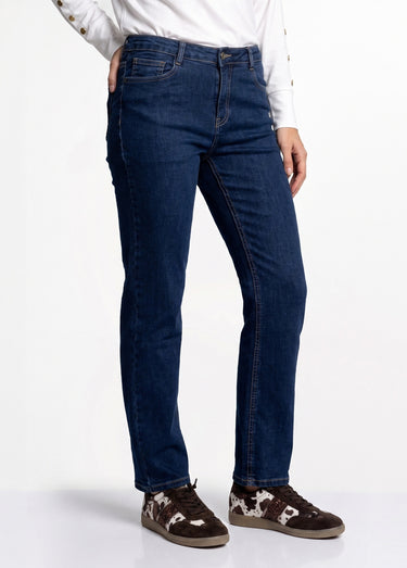Jean taille haute coupe droite Stone