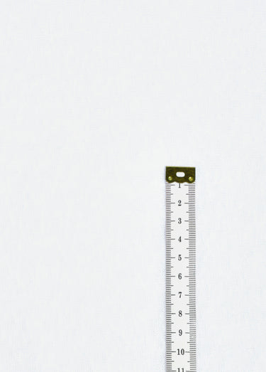 Coupon tissu jersey flammé, neige Blanc
