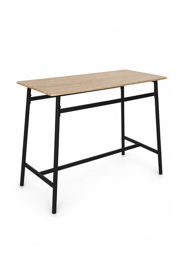 Table mange debout style industriel LOKA Marron/Noir
