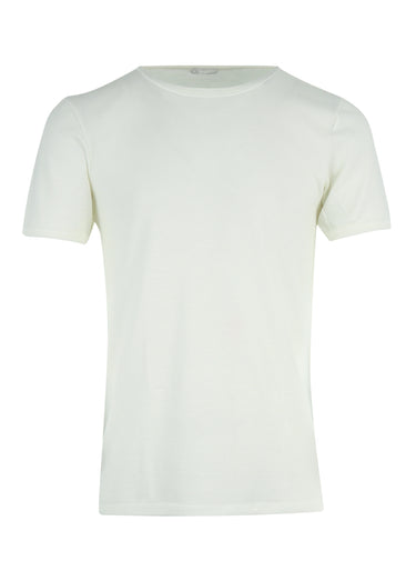 T-shirt thermique chaud avec laine Blanc