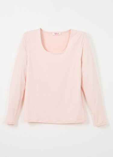 T-shirt col danseuse manches longues Petale