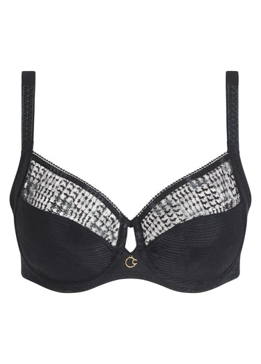 Soutien-gorge armatures emboitant, INTRIGUE Noir