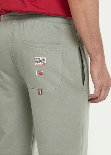 Short long en molleton ceinture élastiquée Olive