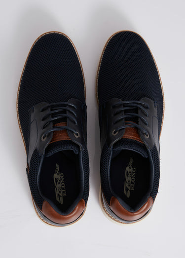 Derbies multimatières à lacets Marine