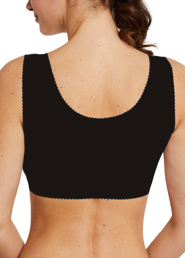 Soutien-gorge brassière ouverture devant Noir