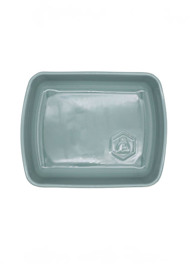Moule rectangulaire 27cm céramique, clair Vert