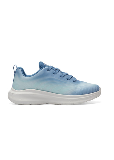 Baskets sportwear semelle confort épaisse Bleu Clair