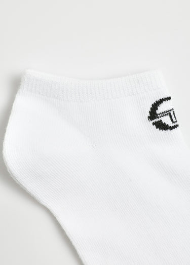 Lot de 3 Chaussettes courtes avec logo Blanc