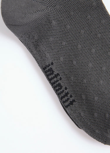 Chaussettes fines avec motifs assortis Noir/Gris
