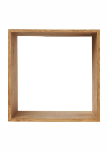 Etagère cube en chêne, à fixer au mur LATTOON Naturel