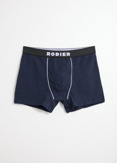 Boxers ceinture élastiquée avec logo Bleu / Gris