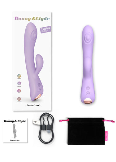 Sextoy double stimulation Bunny & Clyde Mauve
