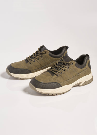 Baskets plein air style sportswear Kaki