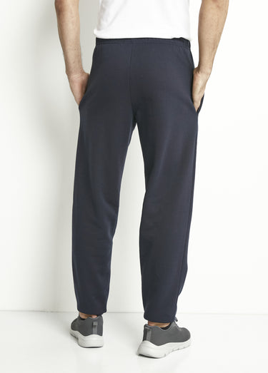 Pantalon de jogging molleton ceinture élastiquée Marine