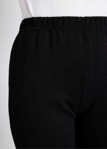 Legging taille élastiquée jersey extensible Uni Noir