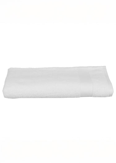 Drap de bain épais pur coton 100x150cm Blanc