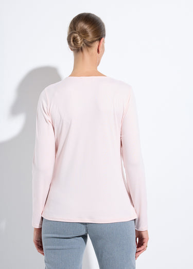 T-shirt col danseuse manches longues Petale