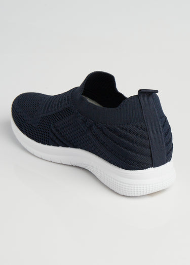 Baskets sportswear en mesh style jogers Marine