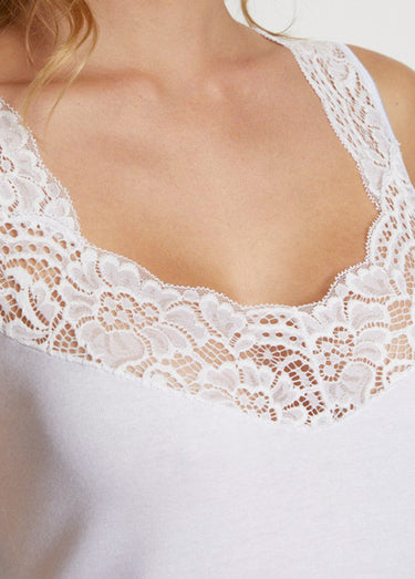 Maillot de corps sans manches - lot de 2 Blanc Lot2