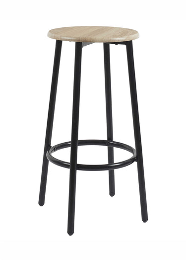 Table mange debout + 2 Tabourets hauts LOKA Marron/Noir