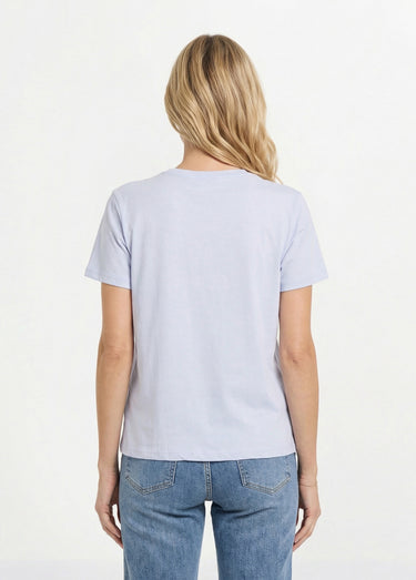 T-shirt manches courtes, Bisou salé Bleu