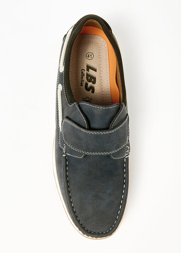 Mocassin bateau homme Bleu