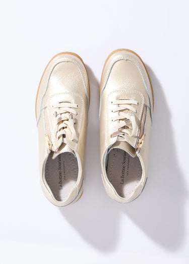 Baskets chic en cuir à semelle fine Dore