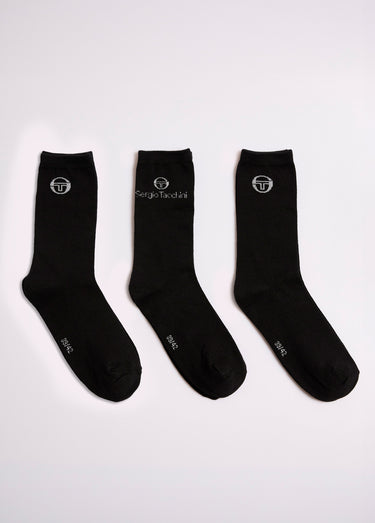 Lot de 3 Chaussettes en coton recyclé Noir