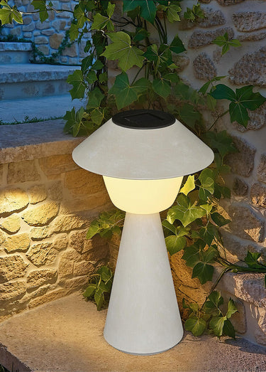 Lampe d'extérieur à énergie solaire Beige