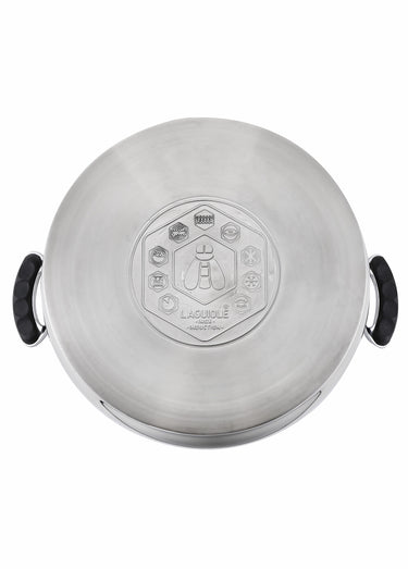 Couscoussier inox 24cm Argent