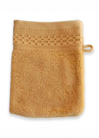 Ligne de linge de bain pur coton épais Moutarde
