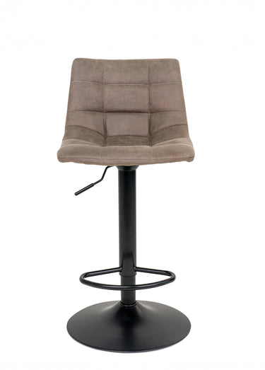 Chaises de bar matelassées microfibre 1M Marron