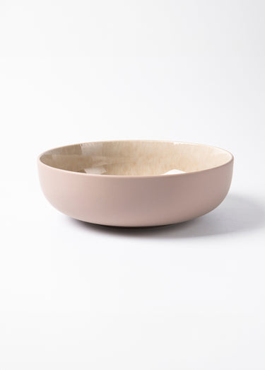 Saladier grès émaillé, foncé Taupe