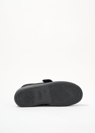 Derbies grande largeur scratchées élastiquées Noir