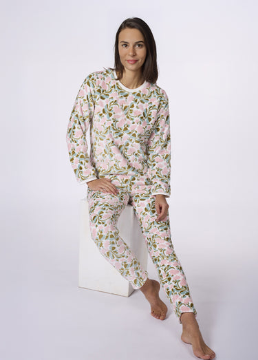 Pyjama chaud 2 pièces polaire imprimé Imprime