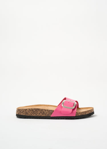 Mules bride et semelle confortable Fuchsia