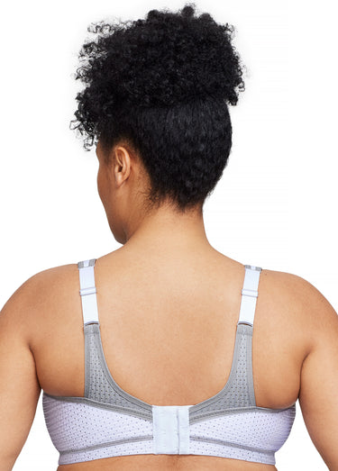 Brassière Sport spécial Grande taille Blanc/Gris