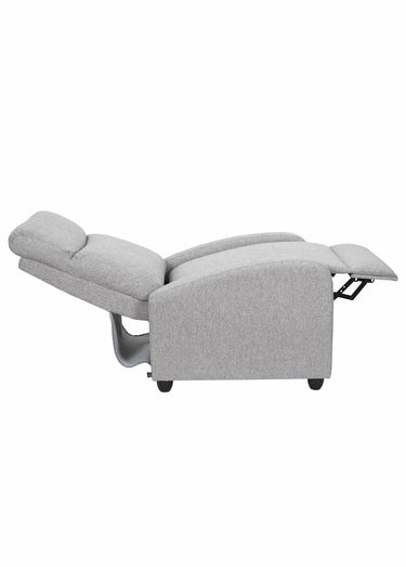Fauteuil relax multipositions en tissu Gris Clair