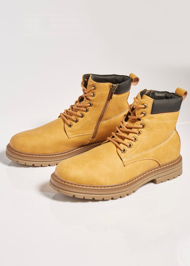 Chaussures montantes, type Yellow boots Camel