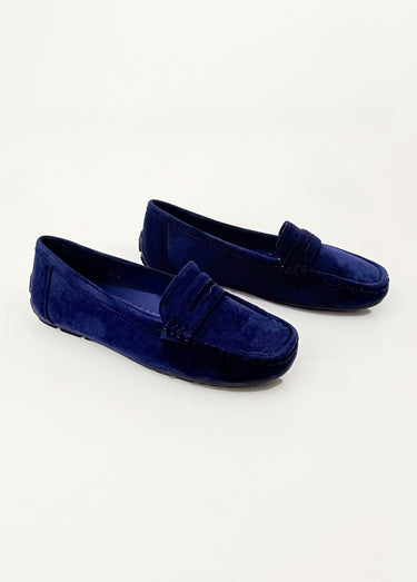 Mocassins essentiels, simili cuir suédé Bleu