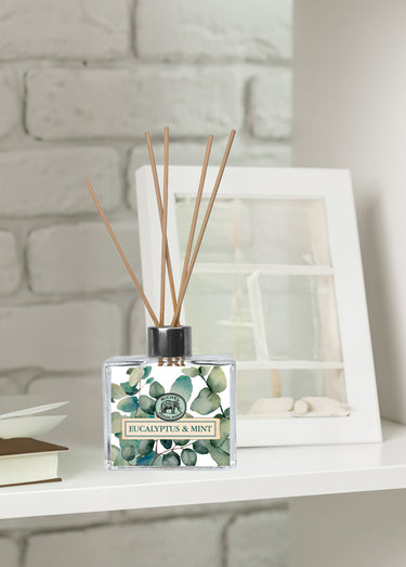 Diffuseur d'ambiance 100ml avec tiges Vert